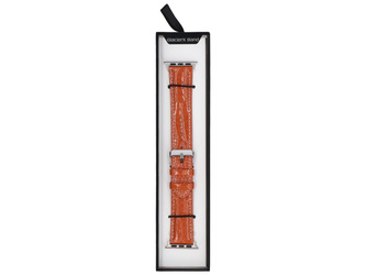 Nouveau bracelet GlacierX en cuir brillant caramel pour Apple Watch 38/40/41mm Caramel.