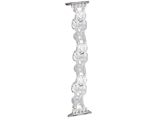 Nuovo braccialetto per smartwatch GlacierX Gleam Ruffle Stretch Bracelet Ice Blue per Apple Watch 38/40/41mm Blu.