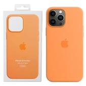 Funda de silicona original Apple iPhone 13 Pro Max Marigold Magsafe