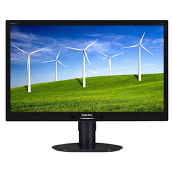 Monitor Philips 241S 24" LED 1920x1080 VGA DVI Černý Třída A-