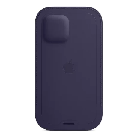 Original Magsafe Leather Case Apple iPhone 12 Pro Max Deep Violet