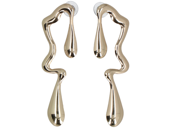 Boucles d'oreilles goutte dorées