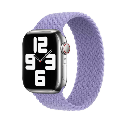 Original Apple Braided Solo Loop English Lavender 41mm taille 2 ceinture dans son emballage scellé