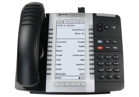 IP telefon Mitel Aastra 5340 Stacionární / kancelářský telefon 