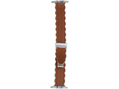 New strap for smartwatch GlacierX Leather Fusion Blue Weave for Apple Watch 38/40/41mm Blue