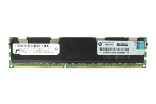 RAM Micron 8GB DDR3 1333MHz PC3-10600R RDIMM ECC BUFFERED paměť