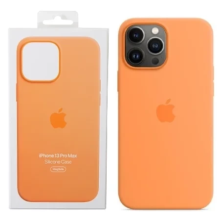 Original case Apple silikon iPhone 13 Pro Max Marigold