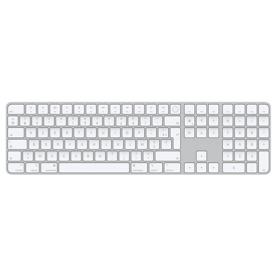 New Original Apple Magic Keyboard Silver Touch ID Numpad FRENCH