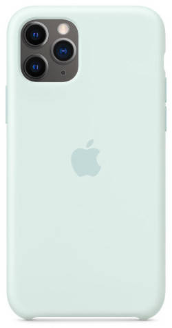 Funda de silicona original para Apple iPhone 11 Pro Seafoam