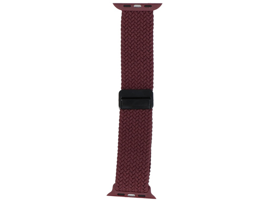 Nouveau bracelet GlacierX Boucle Magnétique Tressée Violet Fruit pour Apple Watch 42/44/45/49mm Aubergine