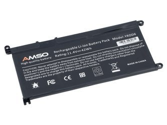 Nouvelle batterie pour Dell Inspiron 5481 5482 5485 5488 5491 5493 5584 5590 5593 42Wh 11.4V 3500mAh YRDD6