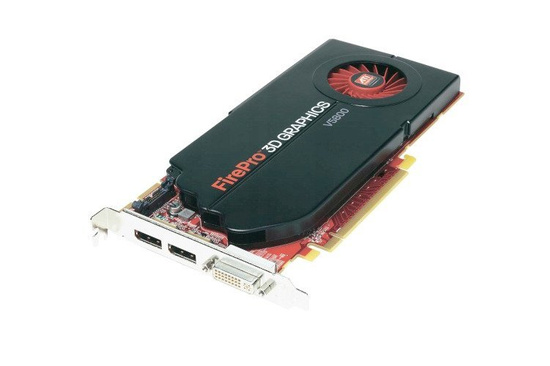 Damaged AMD ATi FirePro 3D Graphics V5800 1GB GDDR5 High Profile Graphics Card