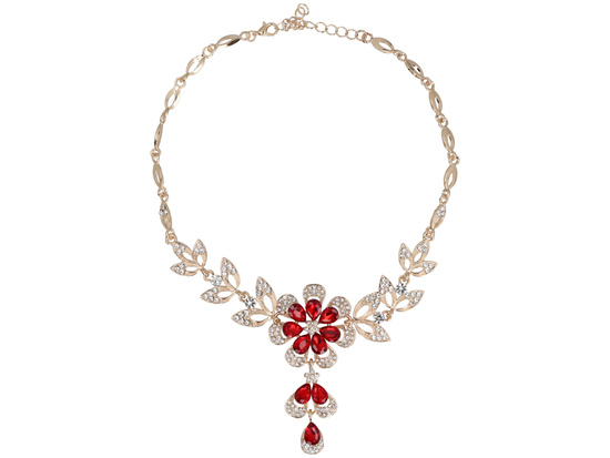 Set di gioielli Fiabesco Rosso collana + orecchini