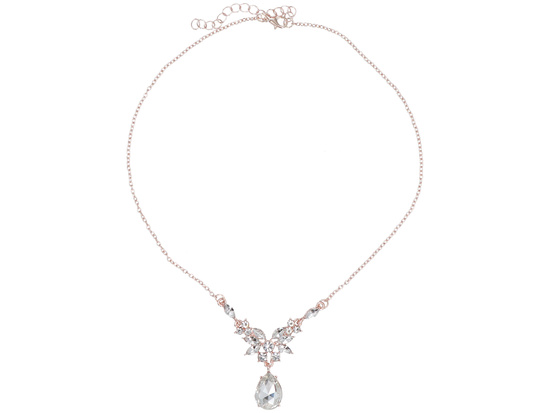 Ensemble de bijoux Éclat Rose : collier + boucles d'oreilles + bracelet.