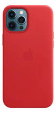 Originál Pouzdro Kožený Apple iPhone 12 Pro Max Scarlet