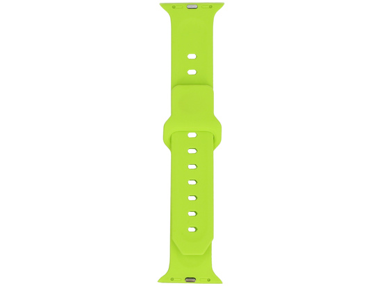 Gliederarmband für Smartwatch GlacierX Silicone Wave Neon Lime für Apple Watch 38/40/41mm Limette