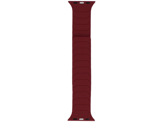 Nuovo cinturino per smartwatch GlacierX Silicone Magnetic ExoStripe Burgundy per Apple Watch 38/40/41mm Bordò