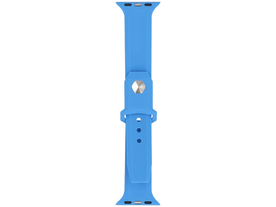 Nový pásek na smartwatch GlacierX Silicone Synthwave Cornflower Blue pro Apple Watch 38/40/41mm Modrý