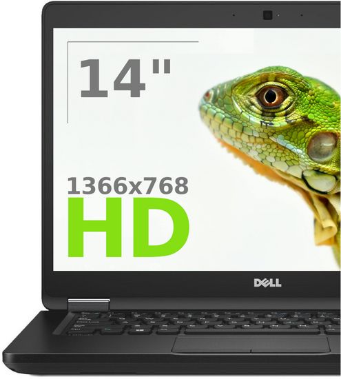Сенсорний Dell Latitude 5480 i5-7300HQ 16GB 256GB SSD 1920x1080 Клас A Windows 10 Professional