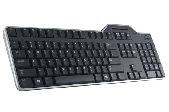 Dell SmartCard Keyboard KB813 USB QWERTY Black (without feet)