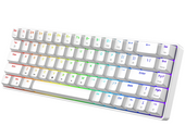 Nová herní mechanická klávesnice Triadyn PLAY ELECTRA RGB Anti-Ghosting Blue Switches pro hráče bílá