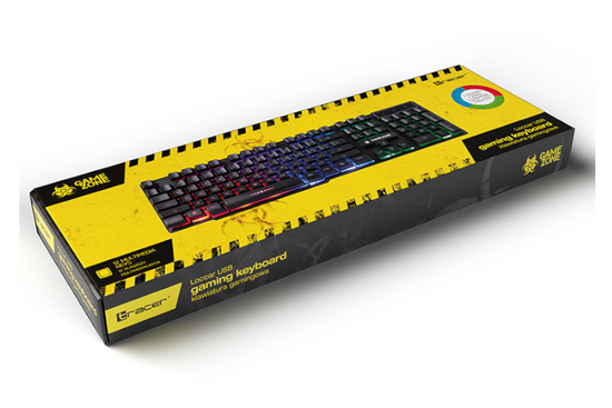 Клавіатура для гравця Tracer GAMEZONE LoCCar USB Підсвічена QWERTY TRAKLA46651