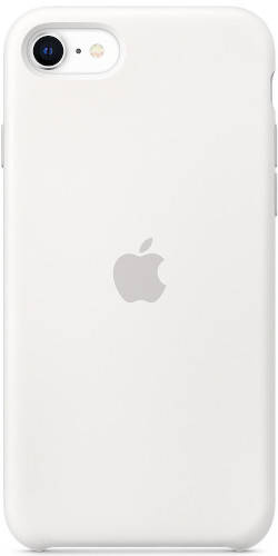Funda de silicona original para Apple iPhone SE 2020 (2.ª generación) blanca