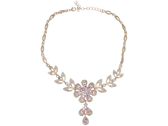 Ensemble de bijoux Conte de fées Lilas, collier + boucles d'oreilles