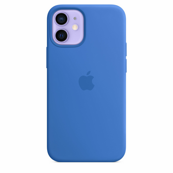 Original Case Silicone Apple iPhone 12 Mini Capri Blue