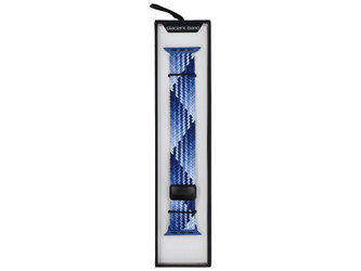 New GlacierX Braided Magnetic Buckle Indigo Sea strap for Apple Watch 42/44/45/49mm Ombre Indigo