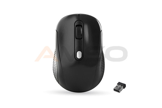 Nuovo mouse senza fili EVEREST SM-527 nero 1200DPI