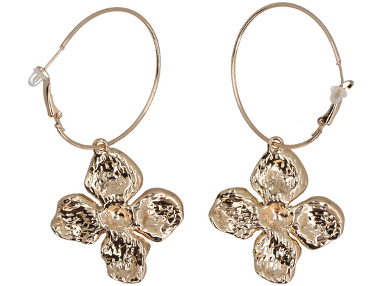 Gold Clover Earrings