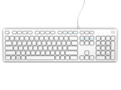 New Dell QuietKey KB216 Keyboard White USB + OEM Stickers