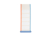 Nouvelle sangle pour smartwatch GlacierX Grip Strap Nylon Tropical Cream Crème + bleu et orange 22 mm