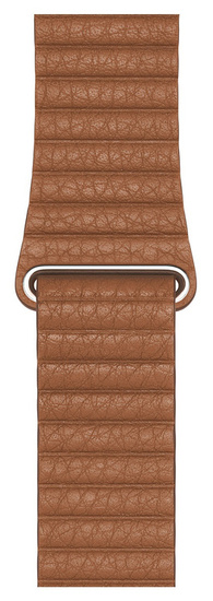 Originál Kožené poutko Apple Watch Saddle Brown 44 mm / L Strap 