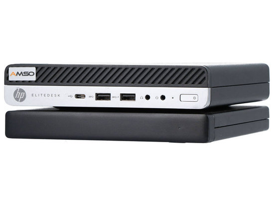 HP EliteDesk 800 G3 Desktop Mini i5-6500T 4x2,5GHz 32GB 960GB SSD Předinstalovaný Windows 10 Professional + rozšiřující modul