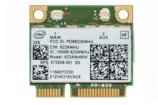 Карта бездротової локальної мережі Intel WiFi 572509-001 622ANHMW HP MiniPCI-E