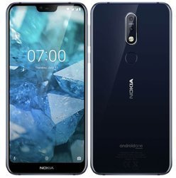 Nokia 7.1 TA-1095 4GB 64GB Blue Silver Class A- Android