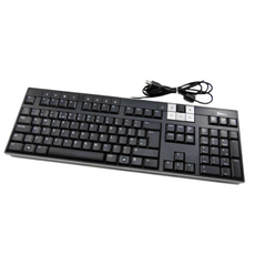 Multimedia-Tastatur Dell U0003-DEL5 Schwarz QWERTY (+Aufkleber)