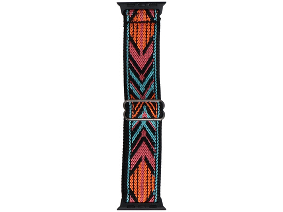 Nuovo cinturino per smartwatch GlacierX Nylon Nomad Threads Tropical Prism per Apple Watch 38/40/41mm Arancio-Menta