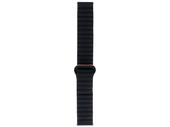 Nový pásek na smartwatch GlacierX Silicone Magnetic Wave Black Sun Černo-oranžový 22mm
