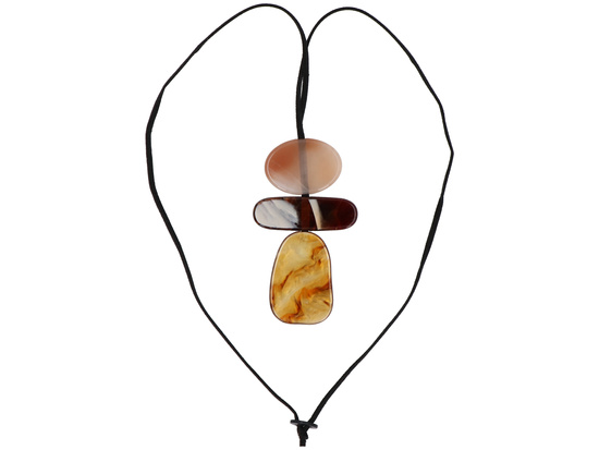 Collier Bohème Marron