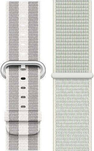 Originál Apple Sport Loop Strap Nike Spruce Aura + Nylon White Pearl 38/40/41 mm