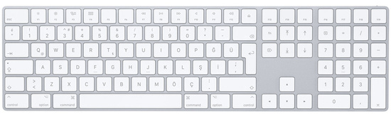 Nové Originál Apple Magic Keyboard Numerická klávesnice turecká A1843 