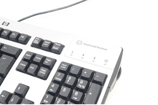 Клавіатура HP SmartCard KUS0133 USB QWERTY (наклейки)