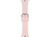 Cinturino per smartwatch GlacierX Silicone Grooved Icy Pink per Apple Watch 38/40/41mm Rosa