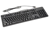 Tastiera Professionale per Ufficio DELL KB212-B USB Nera + Adesivi