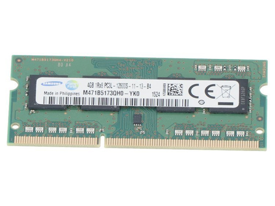 Memoria Samsung DDR3 SODIMM 4GB PC3L-12800S 1.35V per laptop