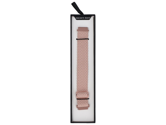 Nouveau bracelet pour smartwatch GlacierX Slide Strap Nylon Cappuccino 20mm Beige