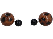 Pendientes Leopardo Negros